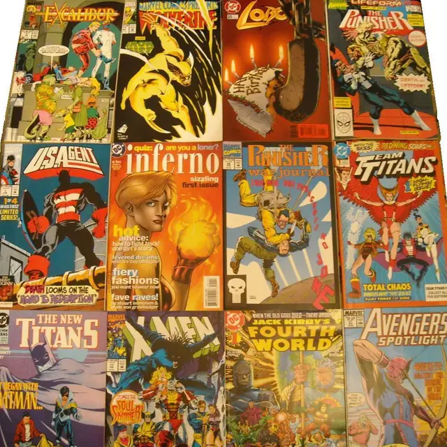 comic books - 1k to 100k - 80s to modern - 80% marvel/dc, 20%