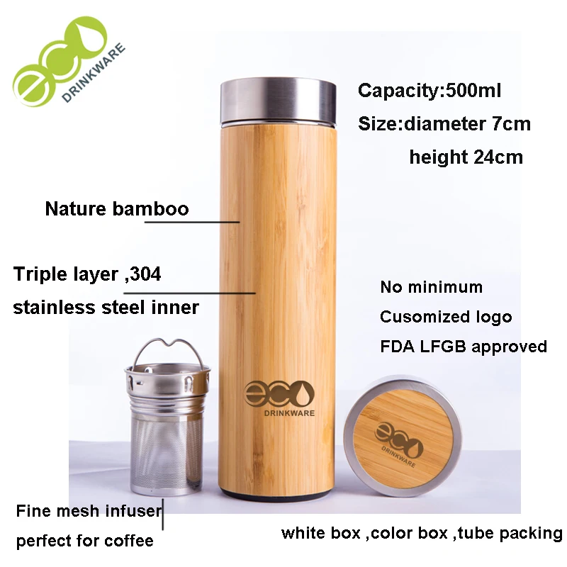 BULK SALE Stainless Steel Thermos Bottle Triple Wall Insulated 17oz/500ml 