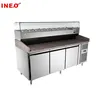 Stainless Steel Commercial Pizza Refrigerator/Pizza Work Table/Pizza Prep Table Refrigerator