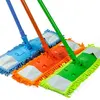 FLAT MICROFIBRE ABSORBENT MOP FLOOR CLEANER SWEEPER DRY WET EXTENDABLE HANDLE Deep cleansing microfibre cloth removes dust mop