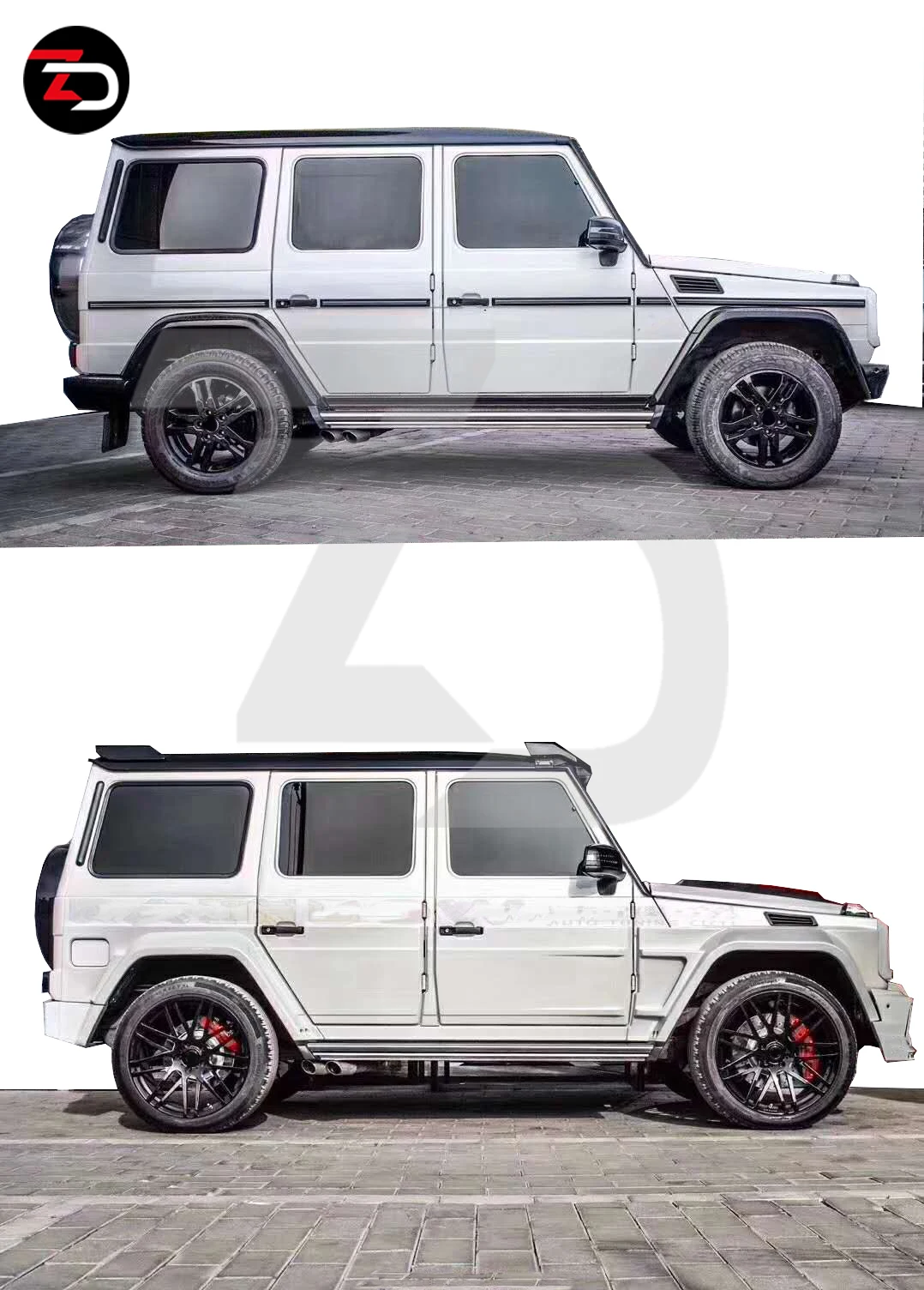 B Style Body Kit Bumper Door Plank Fender Flares For G Class W463 20092016 In Pp Buy Bodykit