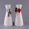 modern Interior decorative porcelain ceramic flower vase handicraft for home decor