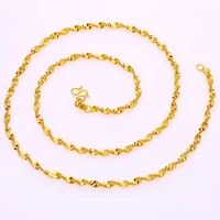 

Xuping dubai gold 24K wholesale fine jewellery necklace for women