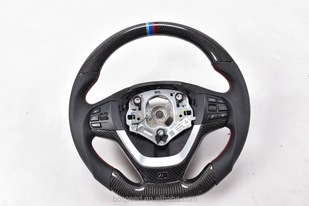 100 Real Carbon Fiber+ Leather Steering Wheel For Bmw X3 X4 Buy