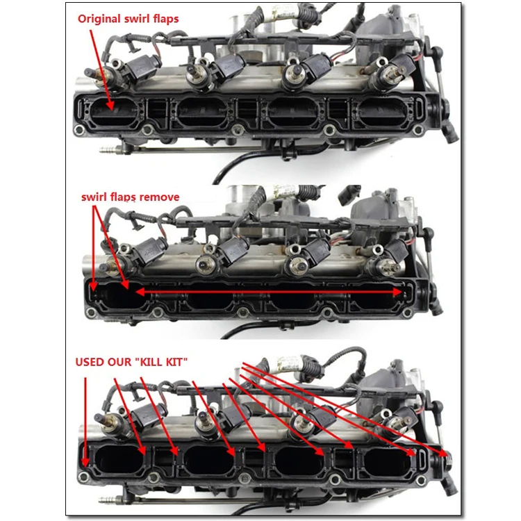 Intake Manifold Swirl Flaps Vag 2.0 Tfsi Buy Swirl Flaps,Vag 2.0 Tfsi