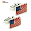 American Flag Eagle President Seal Logo with Epoxy Cufflink for Men