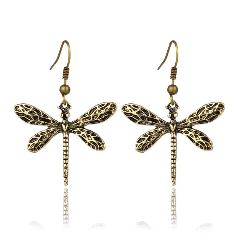 

wholesale cheap Fashion dragonfly insect earrings for women