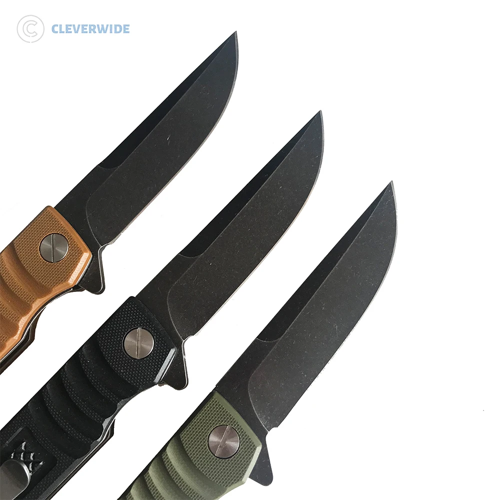 

Free Shipping 2019 new arrival factory direct sale outdoor Gear Tactical Rescue EDC Folding Survival Knife, Black;orange;green