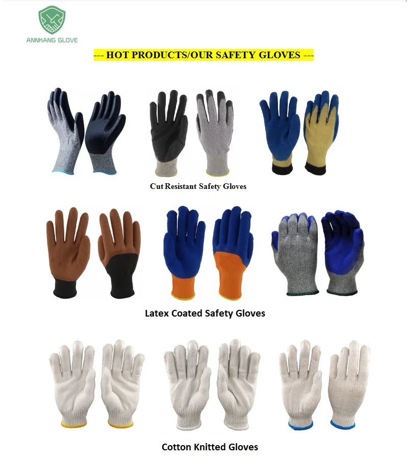 Industry Crinkle Latex Coated Work Gloves For Construction Buy Work