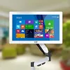 15 inch wall mount Multimedia advertising all in one pc with touch screen ram 4gb ssd 128gb