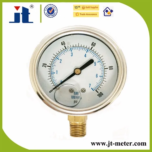 2" Stainless Steel Case Bezel Ring Pressure Gauge With Oil Buy Bezel