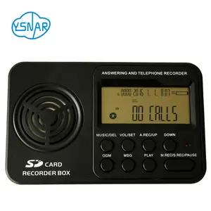1 Channel Digital Telephone Recorder Voicemail SD Card