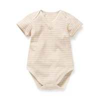 

Nature colored plain newborn onesie baby clothes for summer