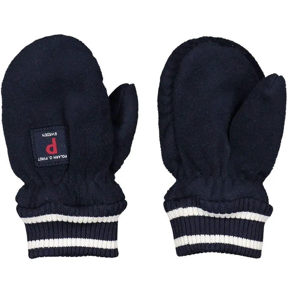 Four Pairs Mongolian Fleece Gloves Mittens for Infants Ages 0-12 Months