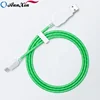 New design micro and type c data Charging sync Glowing flowing light usb Cable suitable for samsung android phone