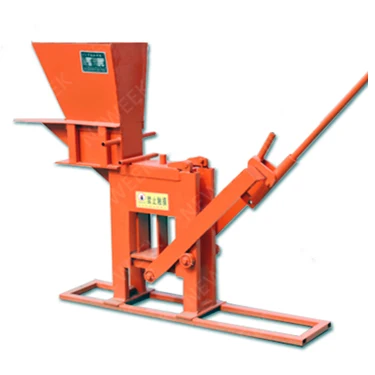 interlocking manual concrete cement brick block making machine