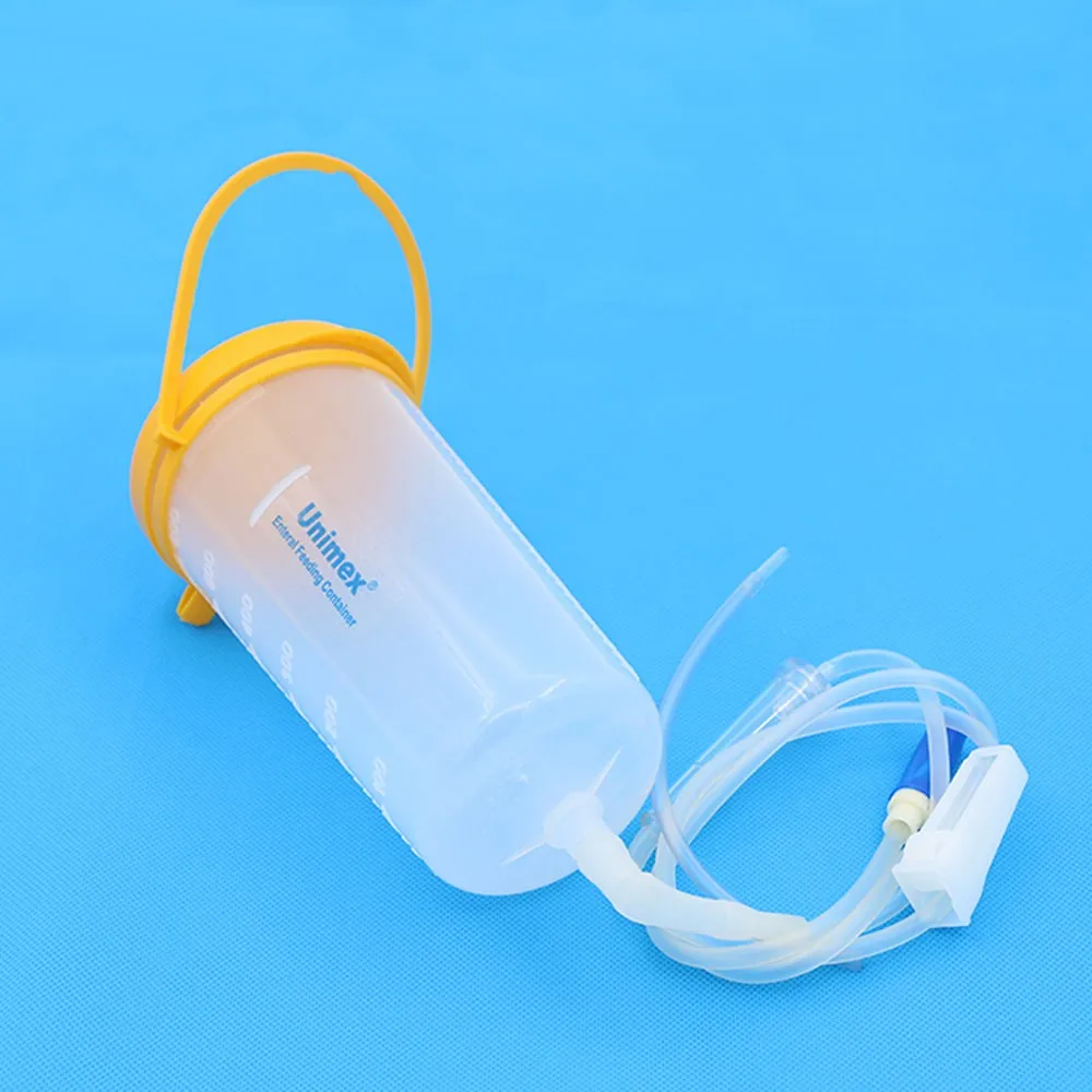 600ml Pump Type Medical Enteral Feeding Container Set Buy Enteral Feeding Container,Feeding