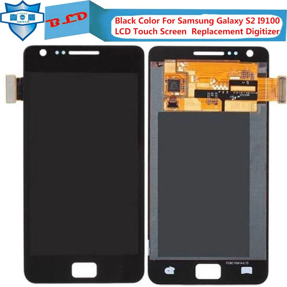 Black-Color-For-Samsung-Galaxy-S2-I9100-LCD-Touch-Screen