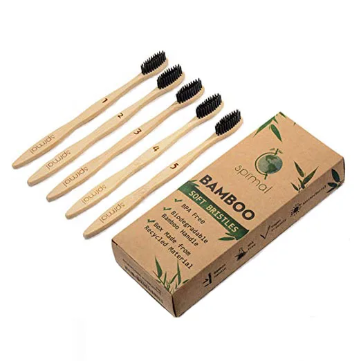 

Environmental Protection Bamboo Toothbrush Natural Charcoal Oem, Bamboo natural