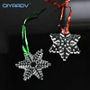 Christmas Decoration Acrylic Hanging Tree Ornament 3D Snowflake