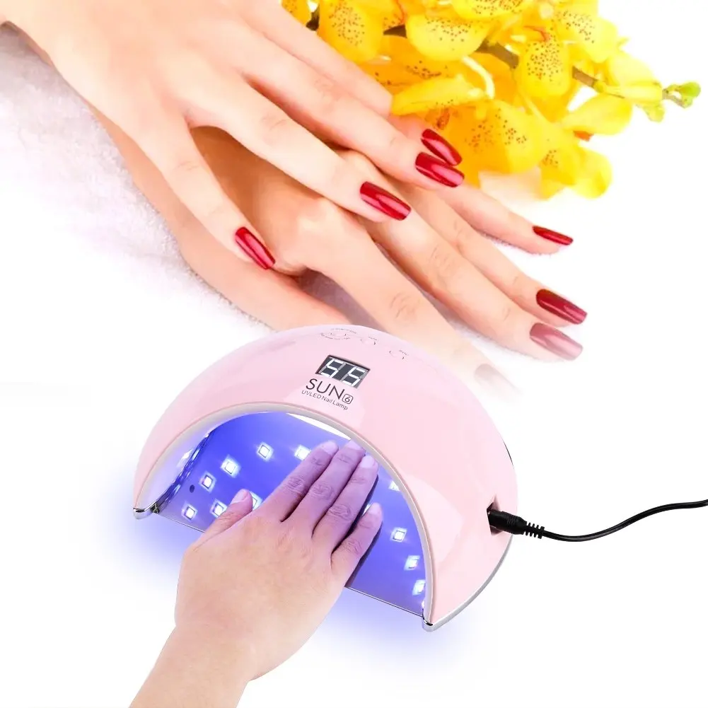 factory price 48w uv gel nail polish sunuv nail dryer sun 6 nail fast drying lamp