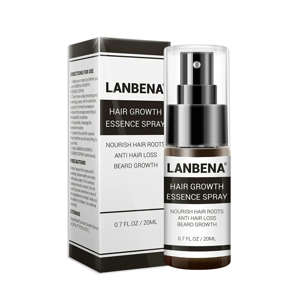 

LANBENA 100% natural beard real plus hair growth spray weekly deal