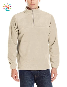 polyester half zip pullover