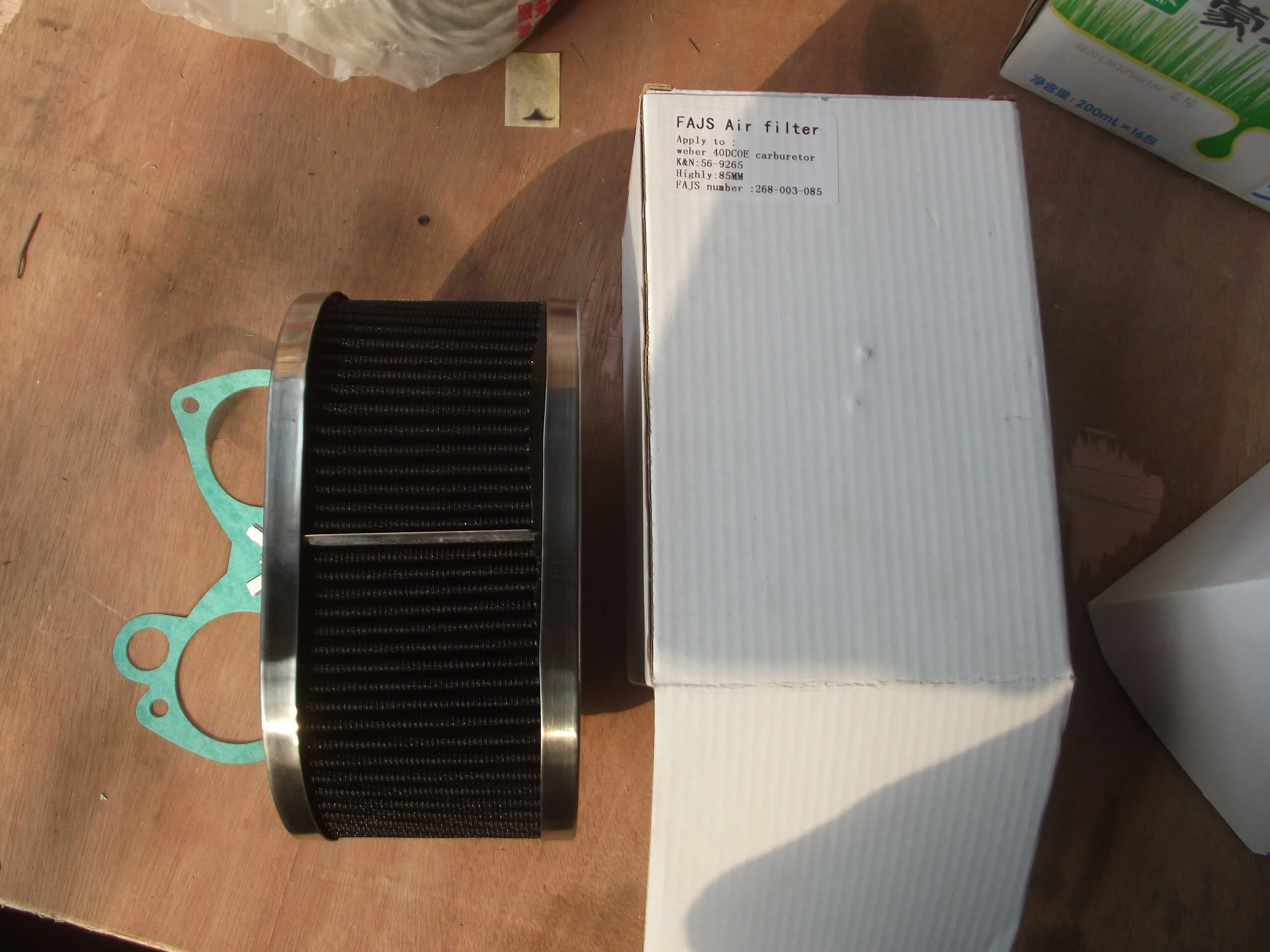 Fajs Dcoe Idf Throttle Body Air Filter Buy Throttle Body Air Filter