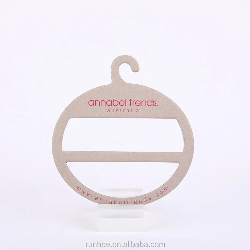 Eco Friendly Cardboard Scarf Hangers Multi Season With Printing Logo And Starch Glue