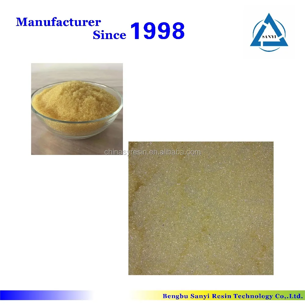 
001x8 cation exchange resin 