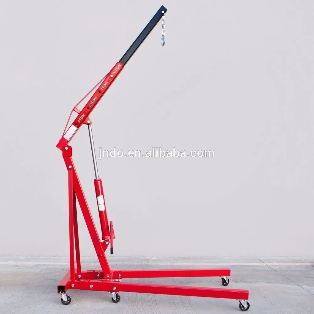 Hydraulic Folding Engine Hoist Shop Crane Portable Crane Hoist Buy 2t