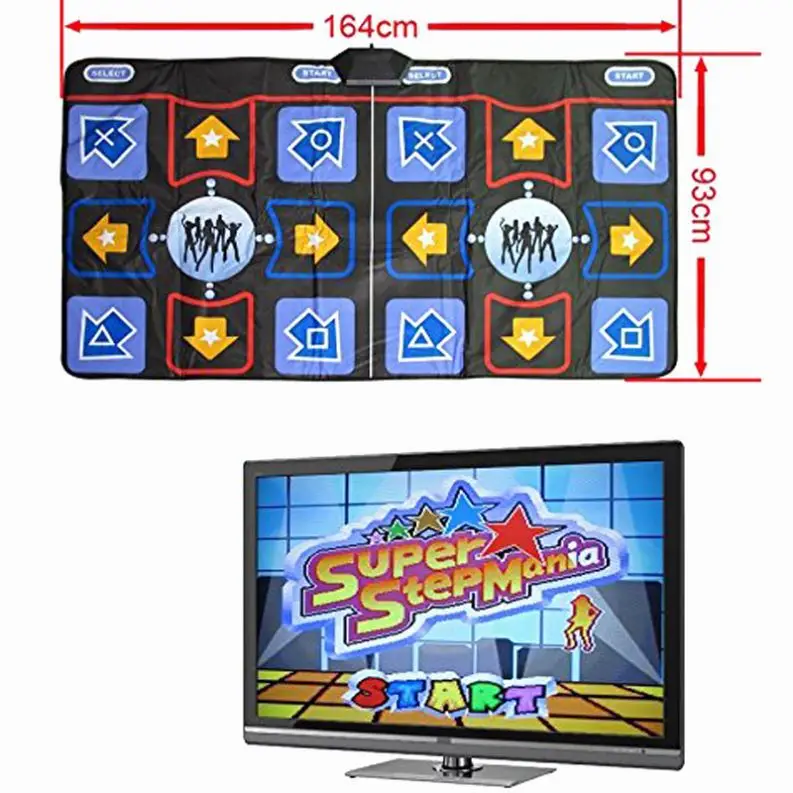 
New Game Non-Slip Dance Revolution USB Dancing Step Dance Pad Mat 