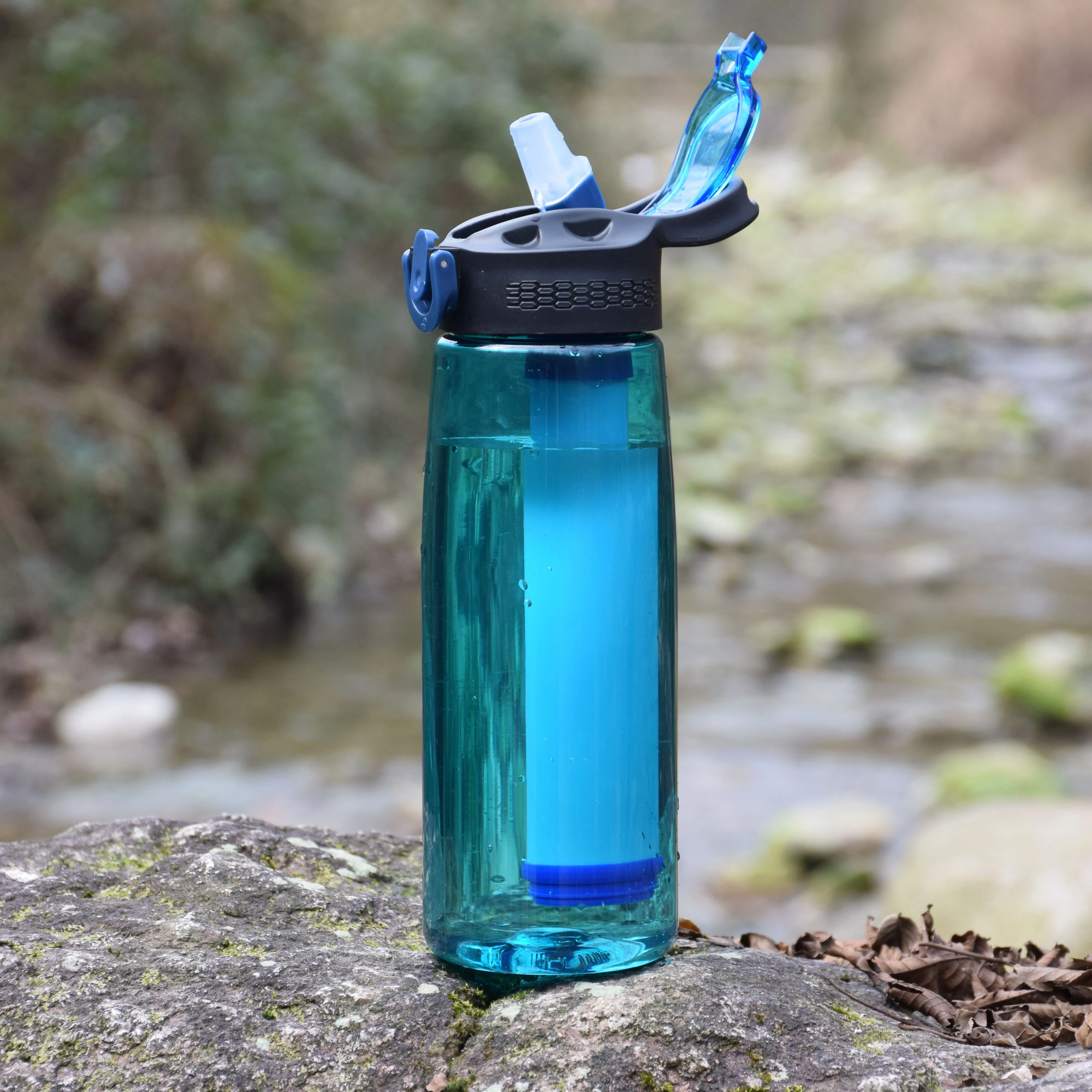 

2018 Hot Sale Filter Plastic Water Bottle, Customized color