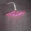 Color Changing LED Light Large Rainfall Shower Head