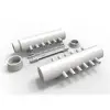 White PVC plastic water manifold 12 outlets Air manifold distributor