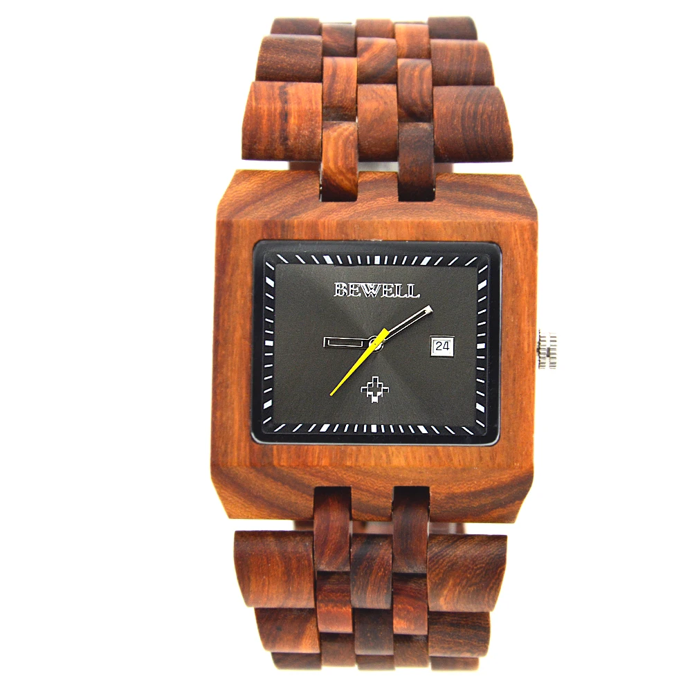 

Wholesale wood watch miyota 2115 movement bambu reloj mens