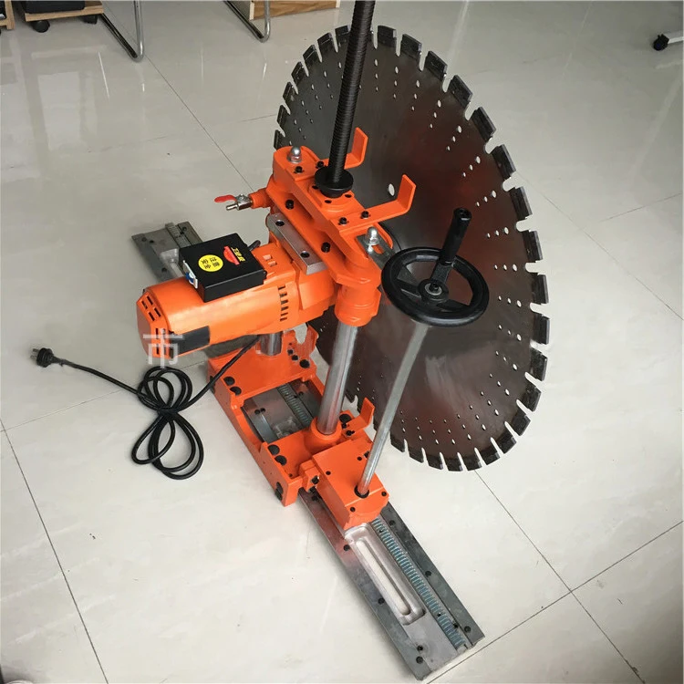 High efficiency hydraulic rock cutter concrete wall saw