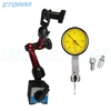 0..8mm Dial Test Indicator Gauge Universal Magnetic Base Holder Stand Table Scale Precision Indicators Center Finder Measurement