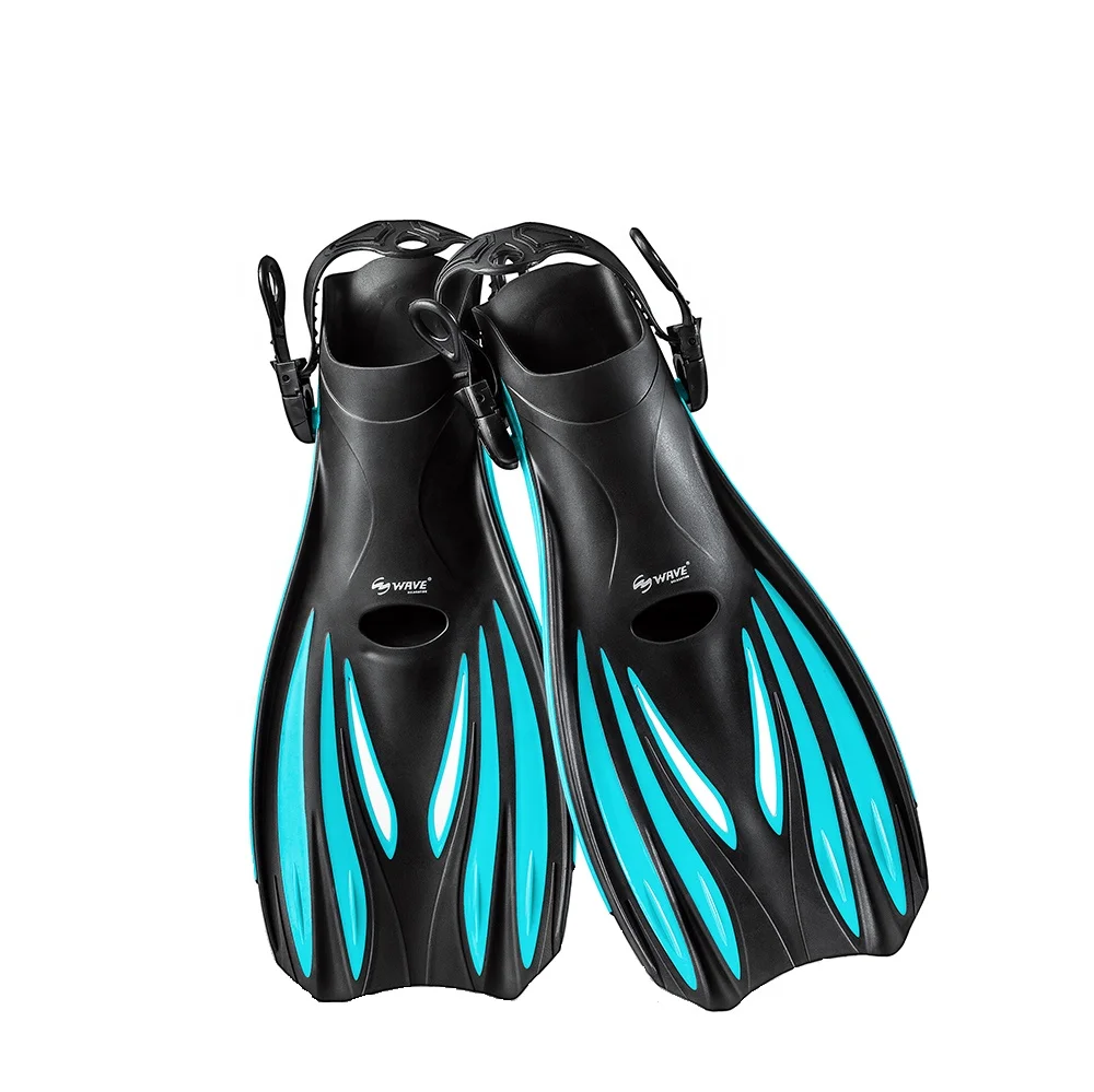 

Guangzhou vanguard diving gear adjustable non-slip full foot fins for adult, Customized