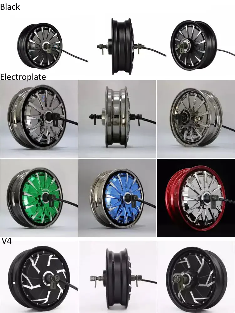 12inch 2000w 260 35h V1 48v Brushless Dc Electric Scooter Motorcycle Hub Motor Buy 2000w