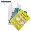 Green color PVC material insert 285mm length 153mm width ladder tag for construction security