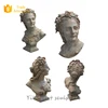 High quality life size stone female head bust