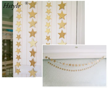 Wall Hangings Props Decoration Creative Star Card Paper Wedding