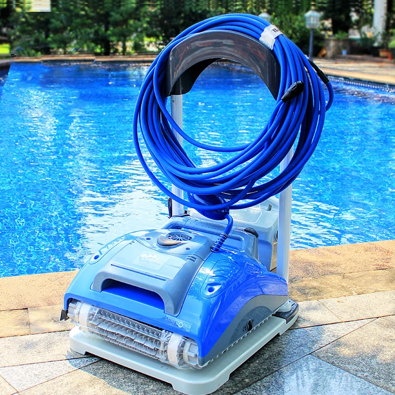

High Quality Dolphin M200 automatic swimming pool cleaner/swimming pool robot, Blue