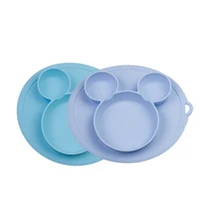 

Neoprene silicone kids plate, biodegradable baby placemat kids plate, bpa free colorful yemek tabagi baby suction plate