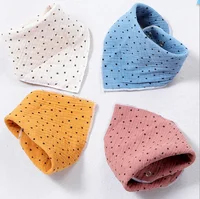 

Baby Bib Cotton Triangle Shape The Stars Printed