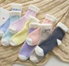 thick Fluffy Bed Sleep rubber fuzzy winter Socks