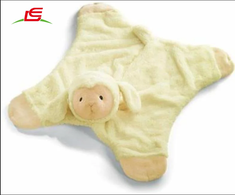 stuffed animal and blanket