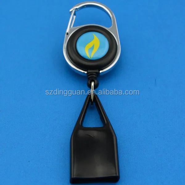 Custom Plastic Retractable Ski Pass Holder Badge Reel Buy Retractable