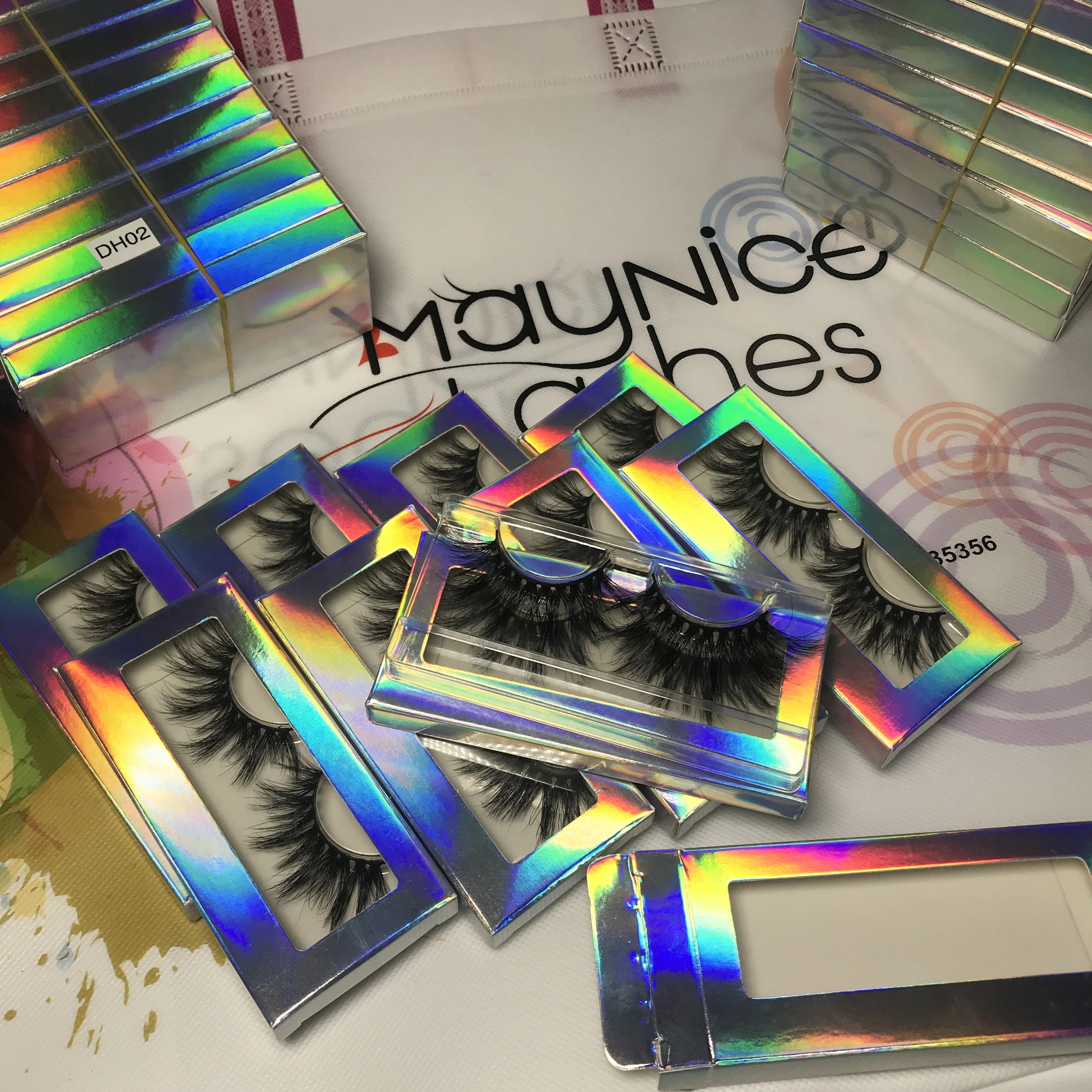 

25MM Full 3d Mink Eyelash Maynice Dramatic Mink Eyelashes